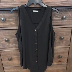 Black Sleeveless Top